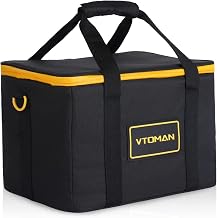 VTOMAN Carry Bag for Powerstation Jump 600X Portable Black (Jump 600X Not Included), Black