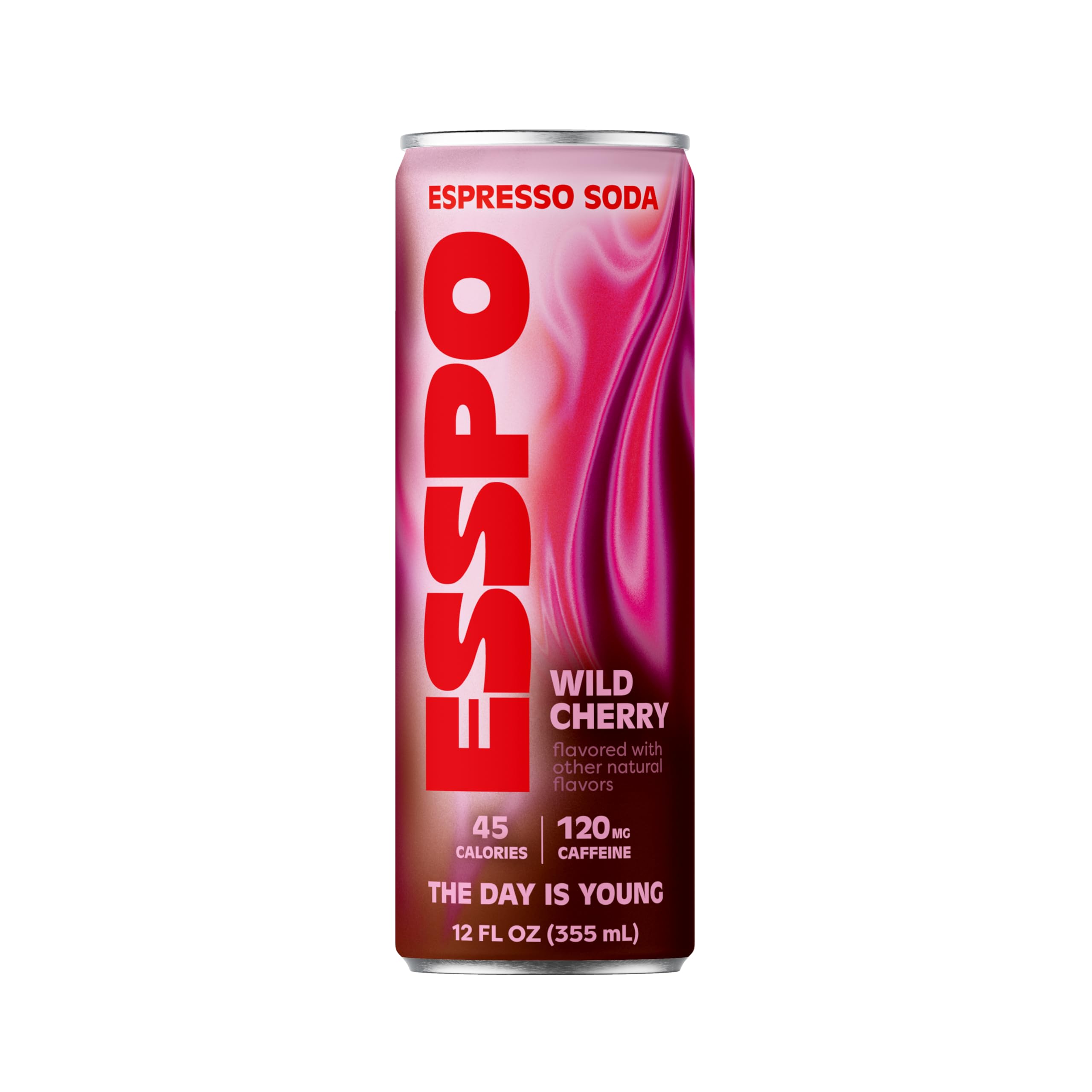Esspo Espresso Soda, Wild Cherry, 12oz Can, Simple Energy Drink
