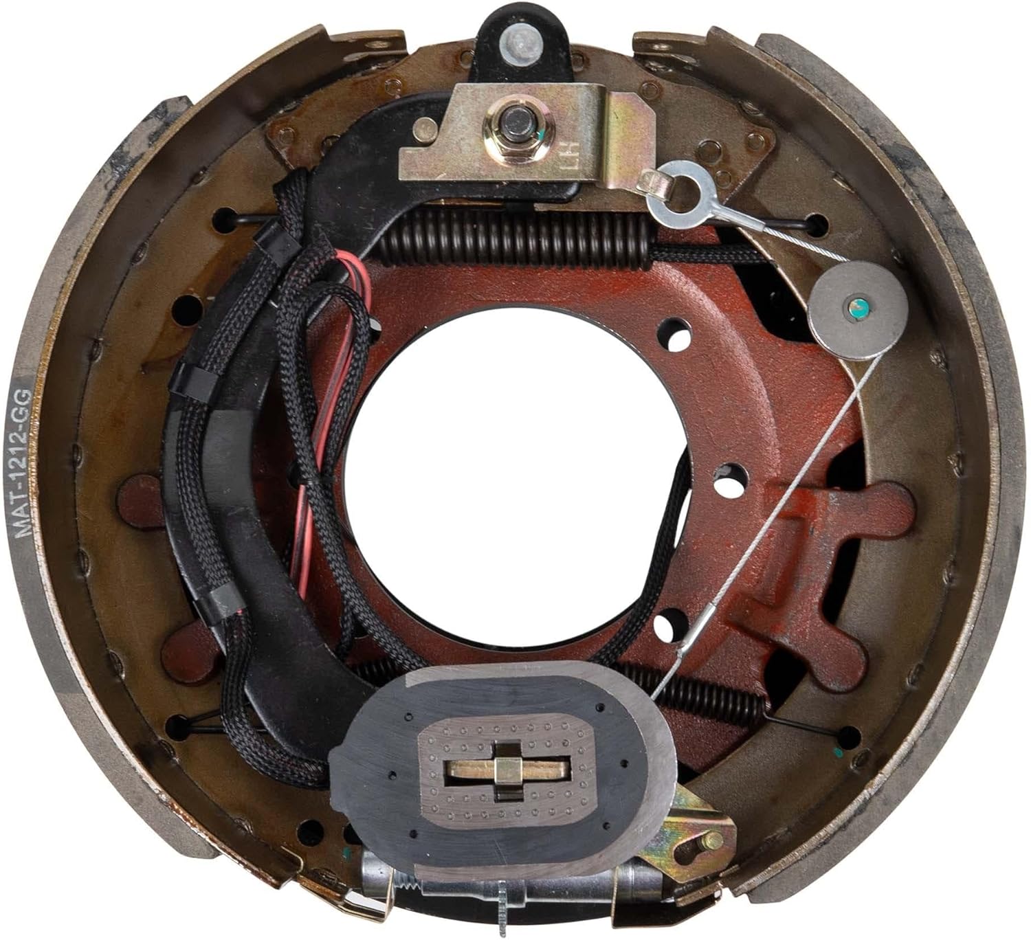 The Trailer Parts Outlet - 12K-16K Trailer Axle Brake Assembly - 12000-16000 lb Capacity - 12.25" x 5" - Right Hand (Passenger Side)