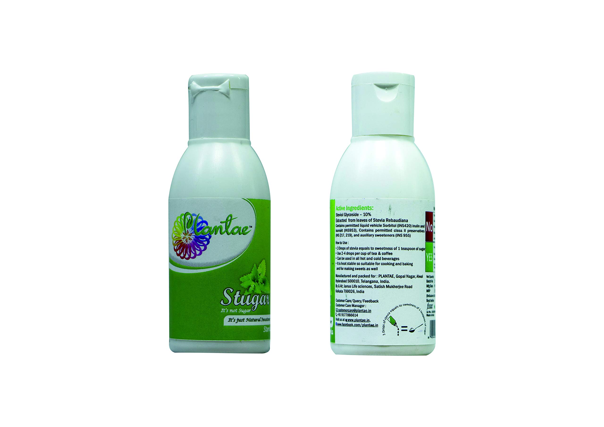 Stugar Liquid, It's Not Sugar It's Just Natural Sweetener - Stevia