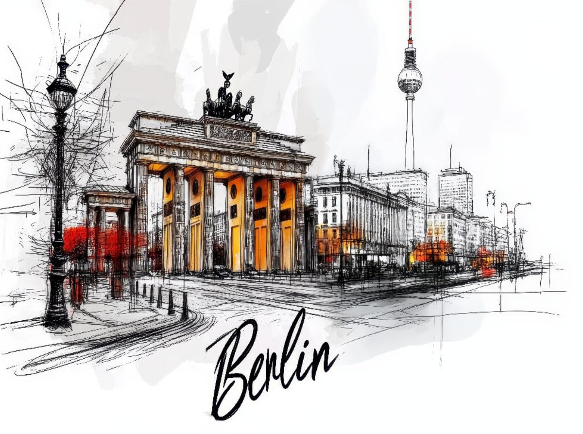 CALVENDO - Puzzle Berlin | 2000 Teile Lege-Größe 90x67cm Foto-Puzzle für glückliche Stunden