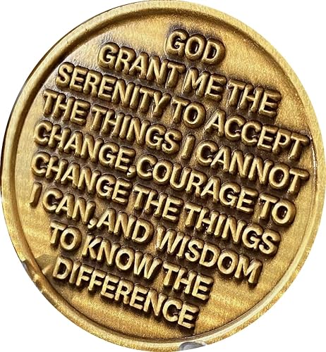 Miniatura 2 de RecoveryChip Sakura Tree Cherry Blossom Ying Yang - Medallón de oración de serenidad blanco y negro