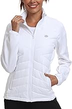 MoFiz Chaquetas para Mujer Chaqueta Softshell Forro Polar Ligera Abrigo Acolchado Mujer Plumon Otoño Invierno con Cremallera