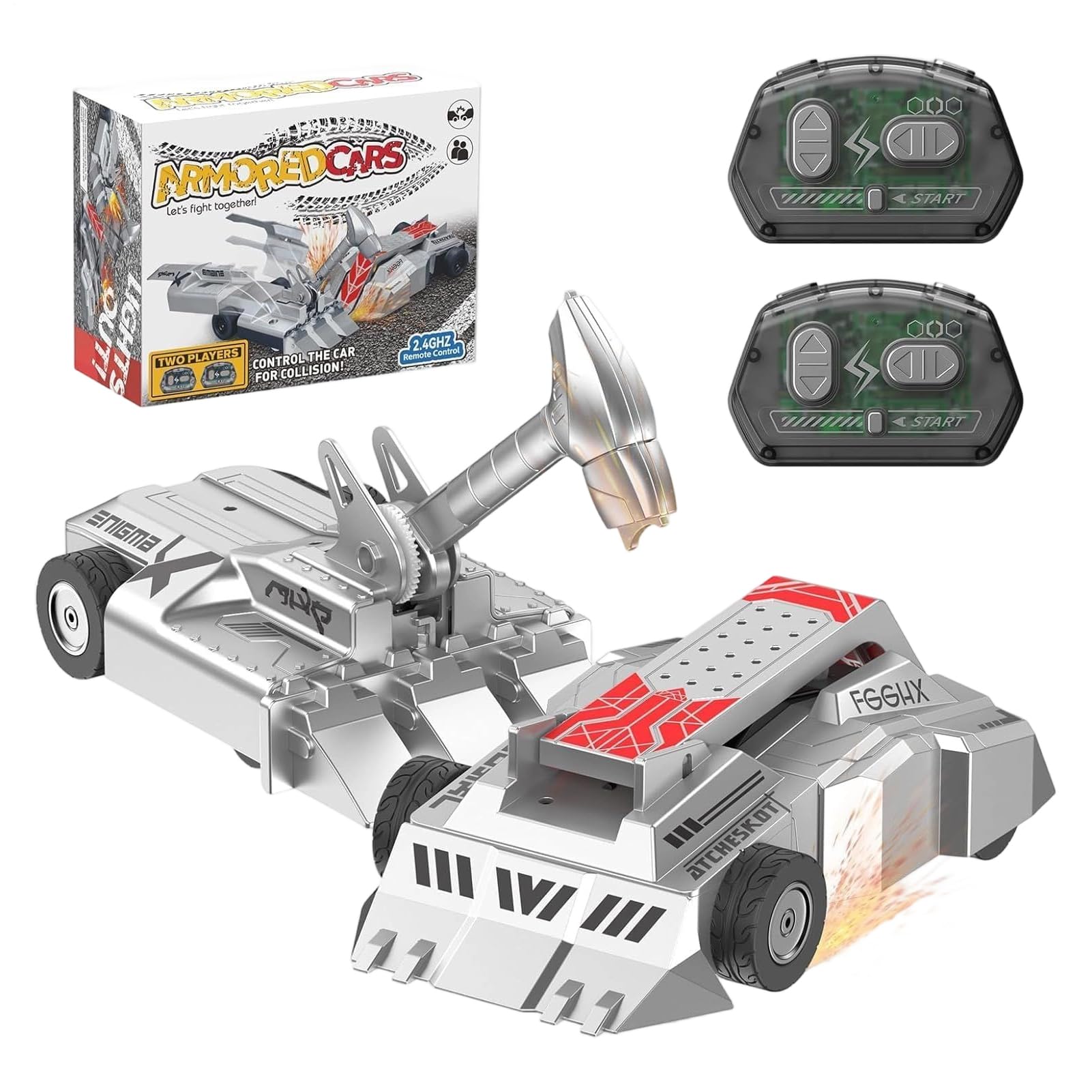 Generico Robot RC Da Combattimento - Giocattoli Auto STEM Educativi,Giocattoli Auto Educativi | Per Ragazzi E Ragazze Collezionisti Cortile Giardino Studio Progetti Scolastici Attività