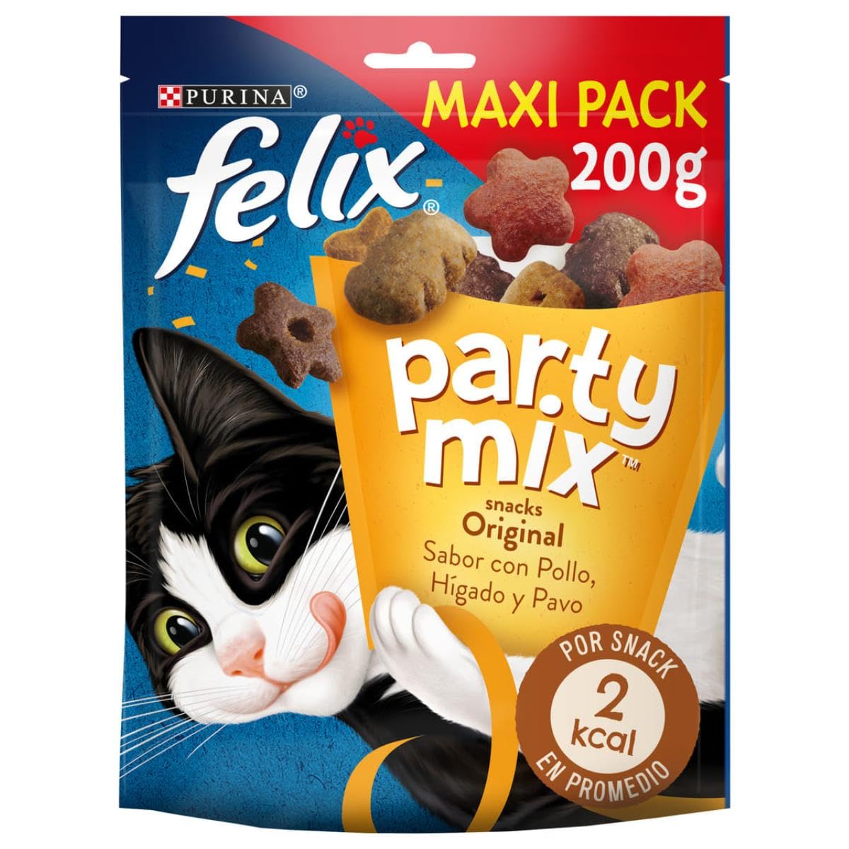  Purina Felix Party Mix für Katzen, 200 g - Kostenlose Frischfutter-Portionen & Gesundheitsvorteile
| Purina Felix Party