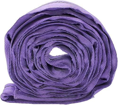 Miniatura 20 de Correas de elevación redondas sin fin de poliéster verde, 9 pies de longitud, 5,300 lb. Capacidad vertical, cesta de 10,600 libras 02 Verde