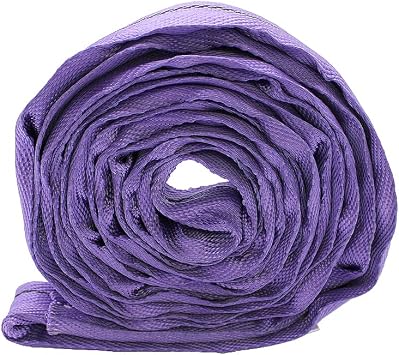 Purple Polyester Endless Round Sling Rigging Lifting Straps, 6 Feet Length, 2,600 lb. Vertical Capacity, 5,200 lbs Basket