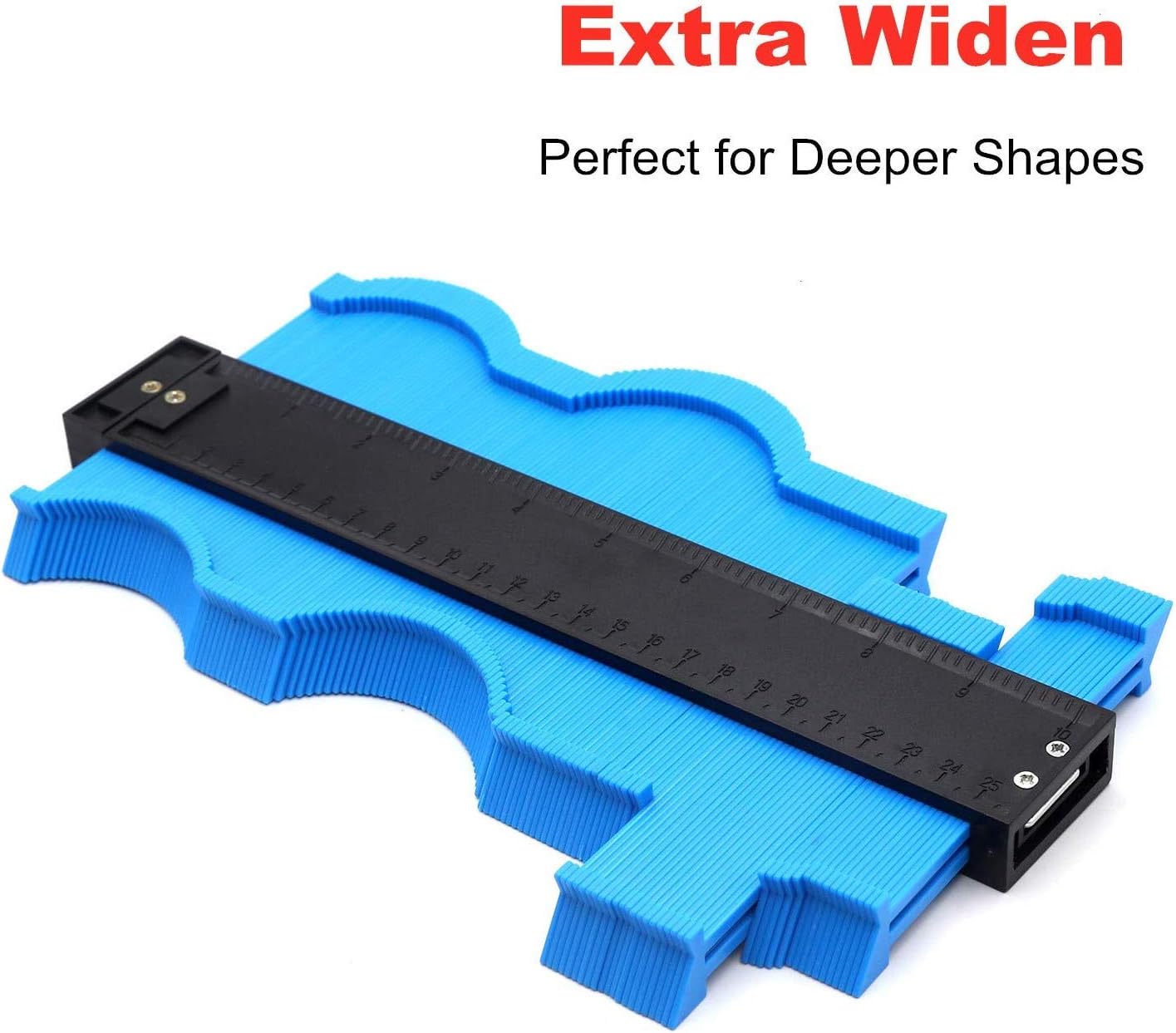 Contour Gauge, ESFORT 10 Inch Contour Gauge Duplicator, Widen Contour Profile Gauge Precisely Copy Irregular Shapes For Perfect Fit and Easy Cutting