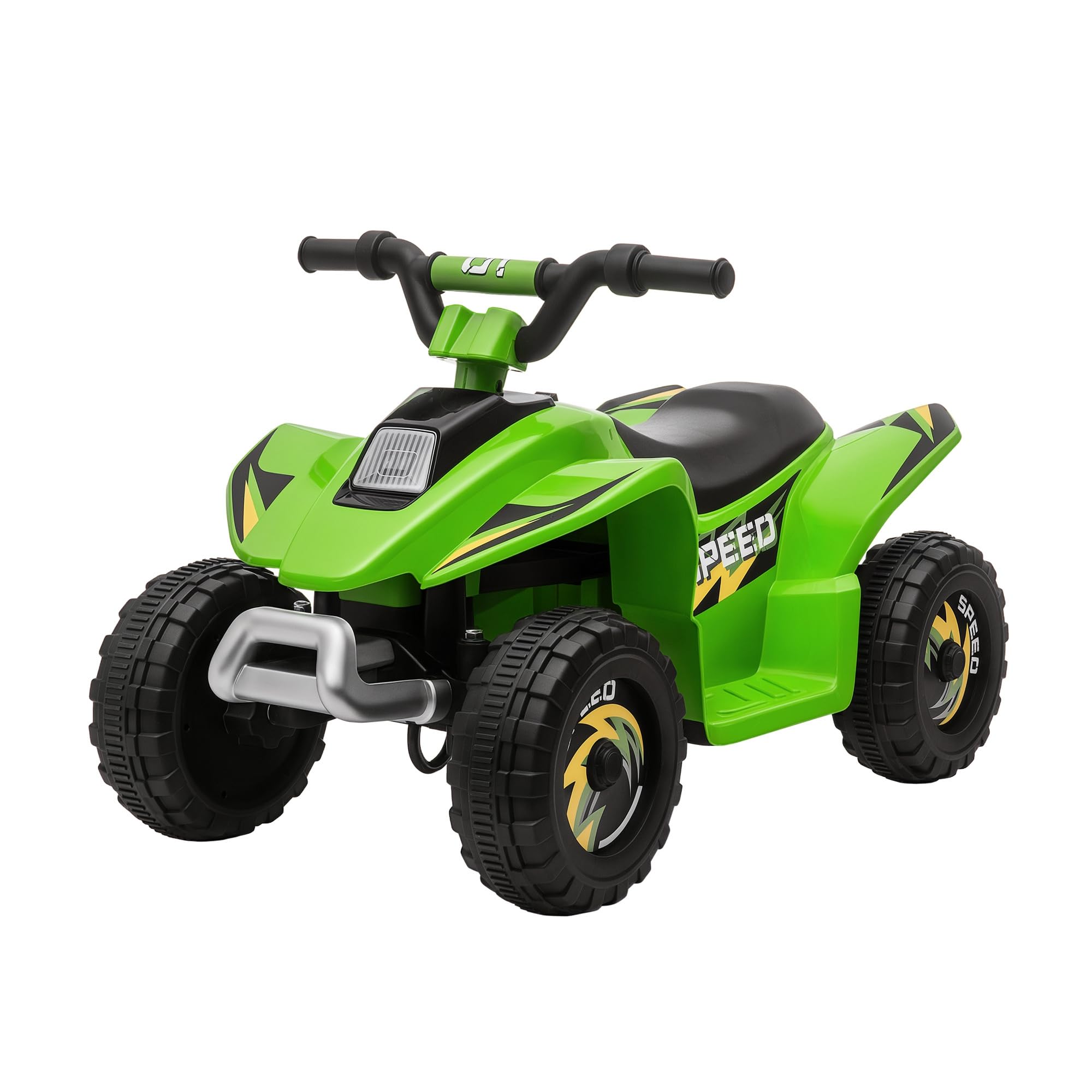 HOMCOM Quad Eléctrico para Niños de 18-​36 Meses Vehículo Eléctrico Cuatrimoto a Batería 6V con Avance y Retroceso Carga Máx. 20 kg 72x40x45,​5 cm Verde