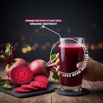 Beetroot Extract 7500mg | 90 Vegan Capsules | Nitric Oxide Support for Blood Circulation, Endurance, Energy & Heart Health | High Strength Superfood Formula | 90 Day Supply | UK Made | by NutriVolv