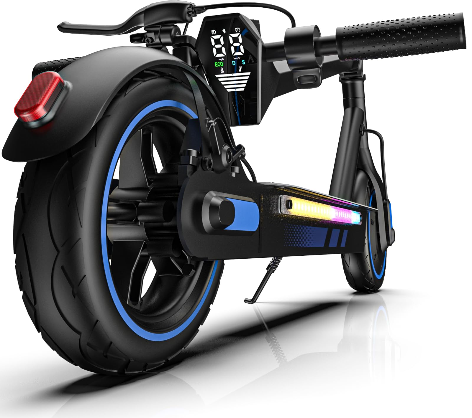  Electric Scooter for Adults Long Range with 500/600W Motor & 10" Vacuum Tires, Foldable Design, Smart App Control
|
