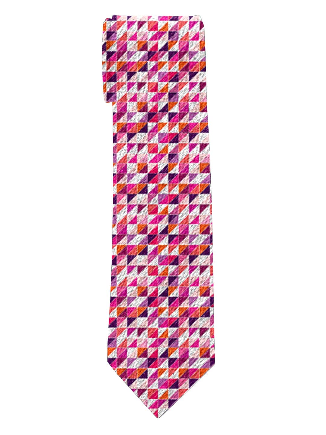 blacksmith Men's Satin Abstract Tie (ATIE3, Pink, Free Size) Weeding Marriage Groom Accessories For Blazer And Suit-picture-19