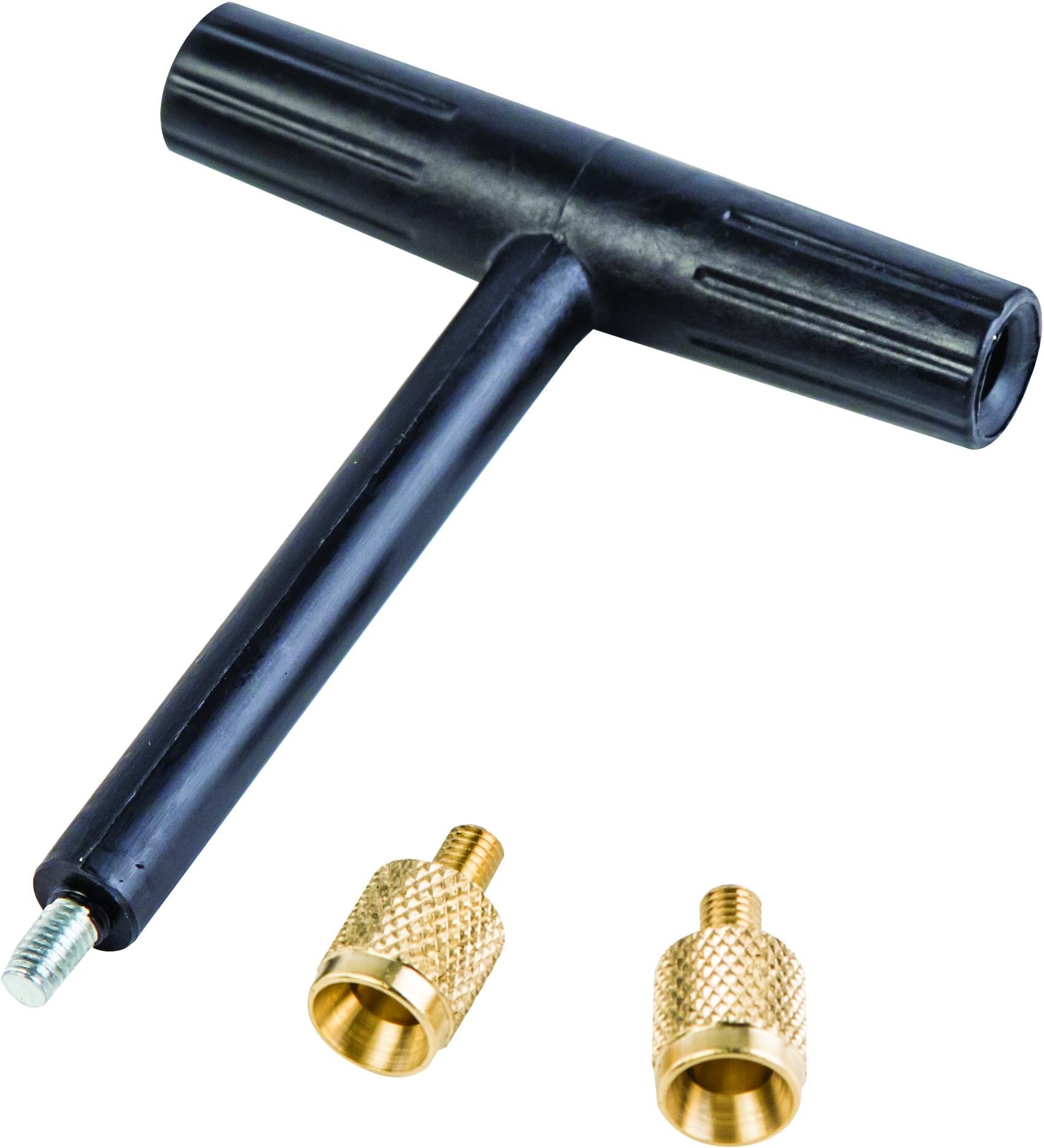 Thompson CenterT-Handle Short Starter with 2 Universal Loading Jags/ Tips, and 10-32 Threads for Reloading Black Powder and Muzzleloader Rifles, Hunting, Shooting, Gunsmithing, and Outdoors