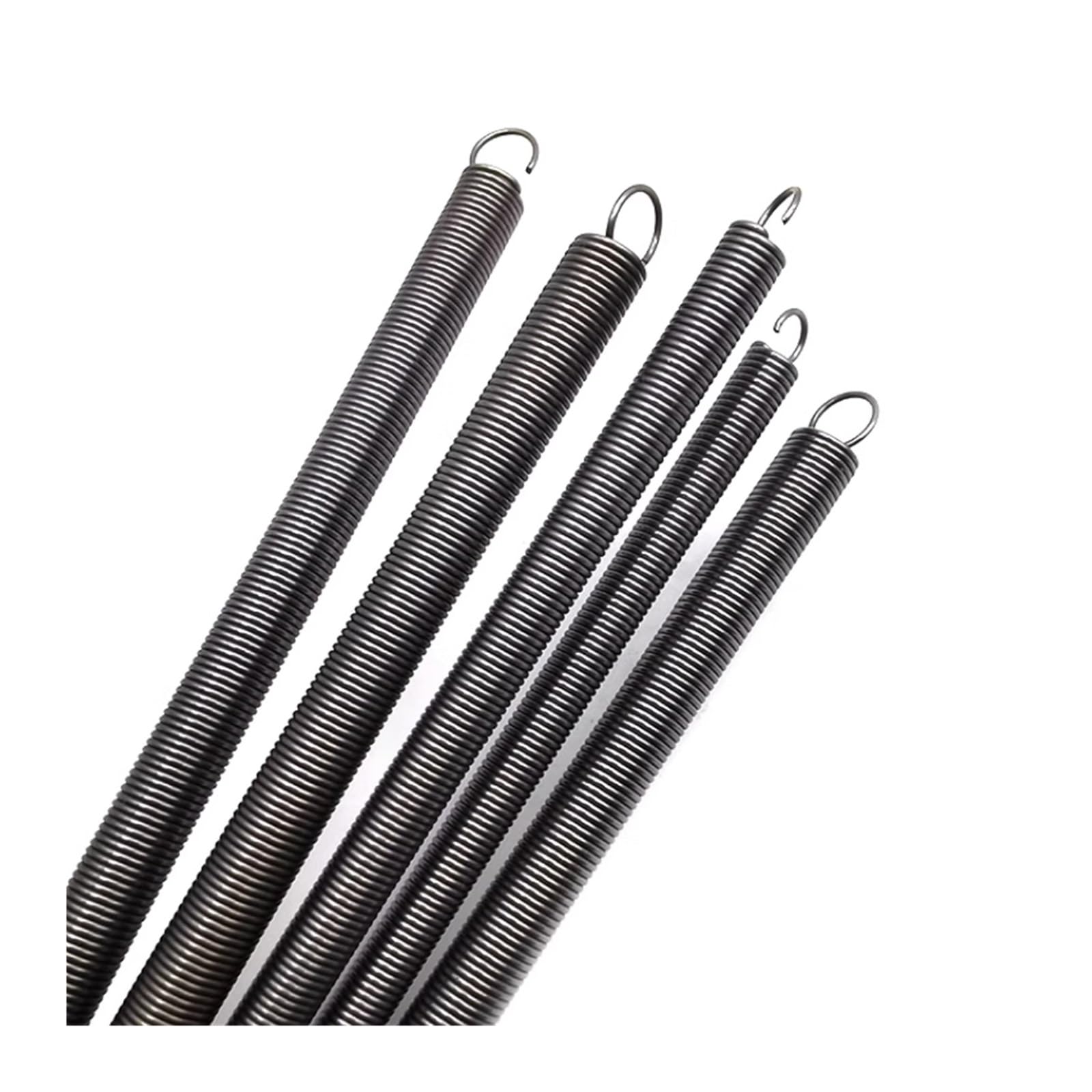 Resortes de Extensión 10 Uds. Resortes de expansión diámetro del alambre 1,2mm extensión resorte tensión gancho abierto(80mm,9MM_1.2MM)