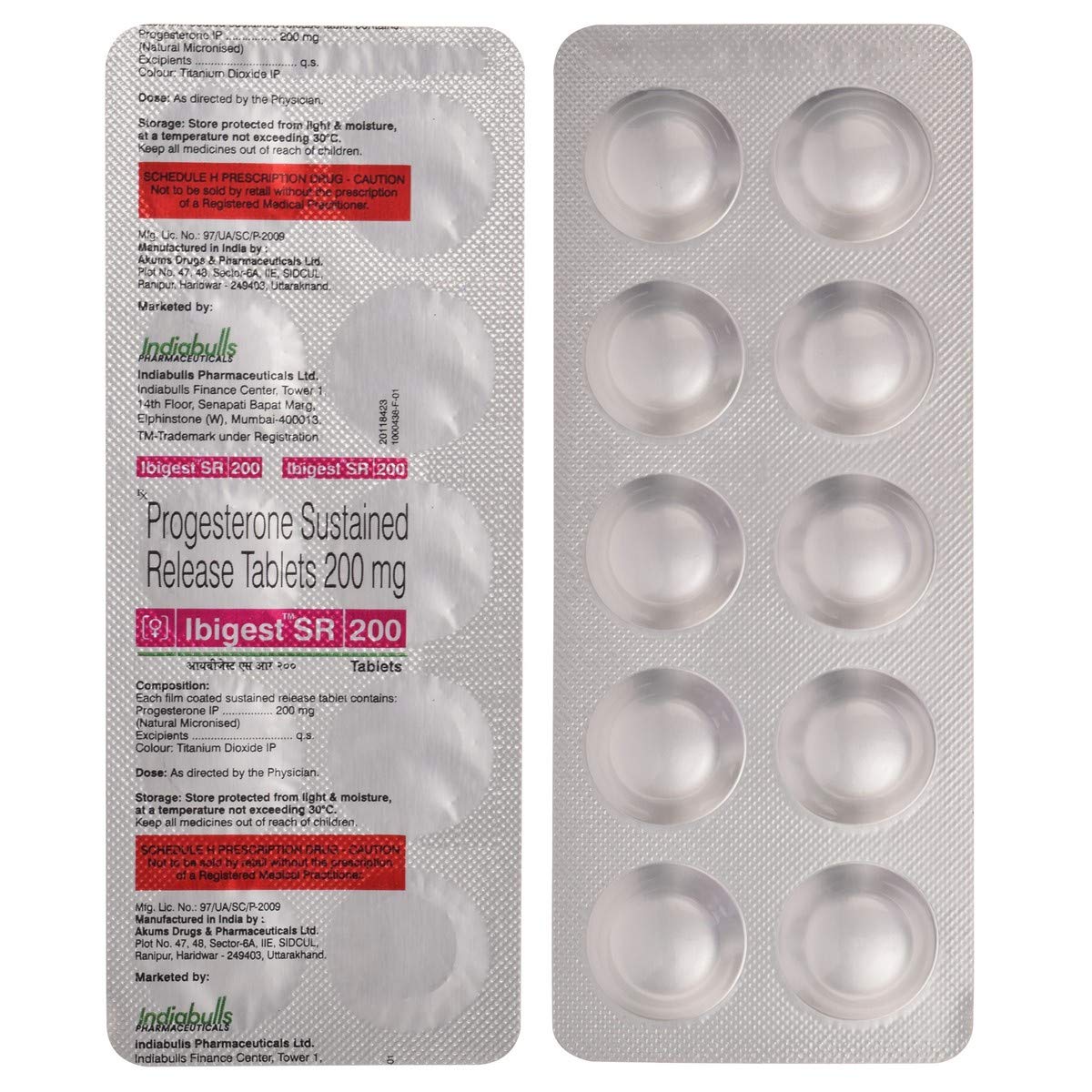 Ibigest Sr 200 Blister Pack Of 10 Capsules Amazon In Health Personal Care