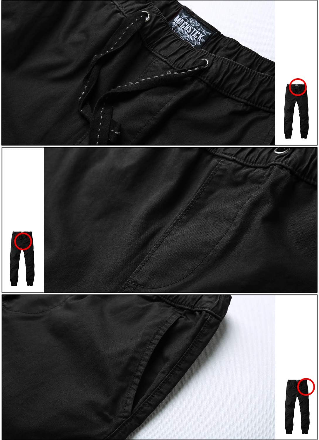 Match Men's Chino Jogger Pants - Image 5