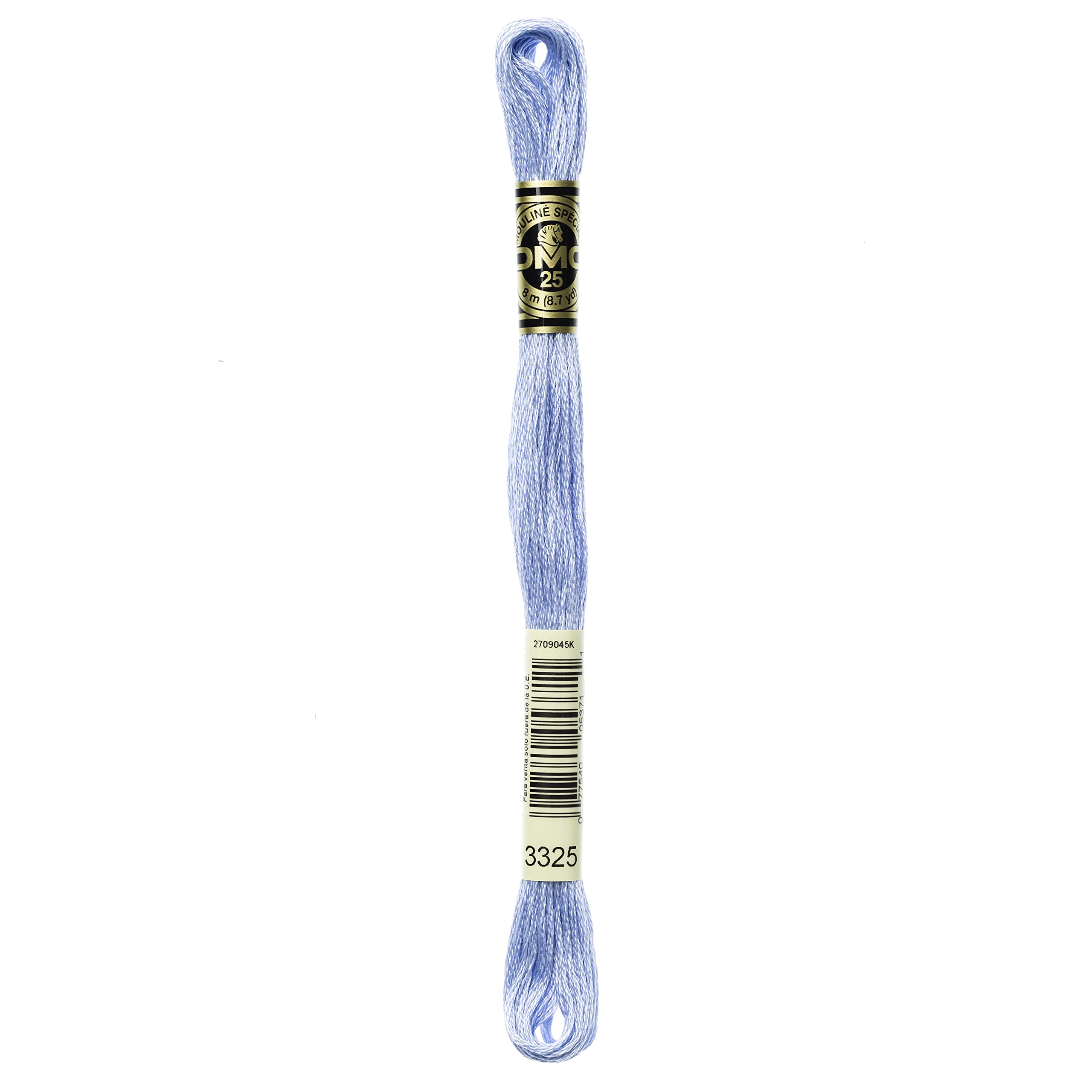 DMC 6-Strand Embroidery Cotton Floss, Light Baby Blue