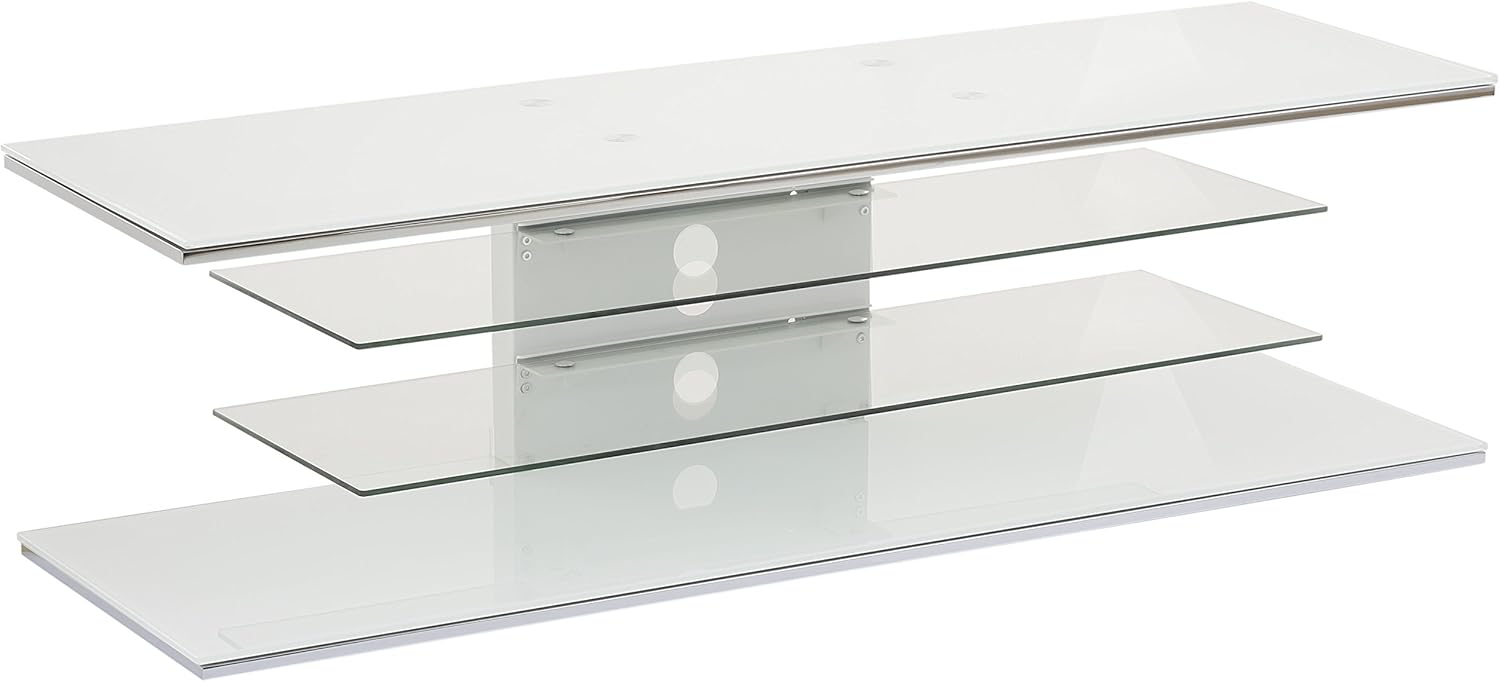 MAJA Möbel TVRack, Glas, Weißglas, 140,00 x 45,00 x 40,20 cm Amazon