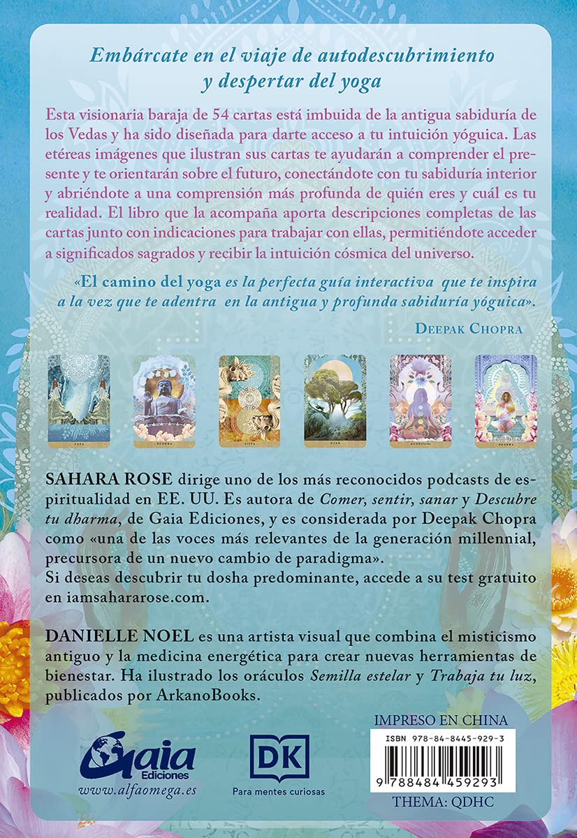 El camino del yoga: Libro y 54 cartas oráculo