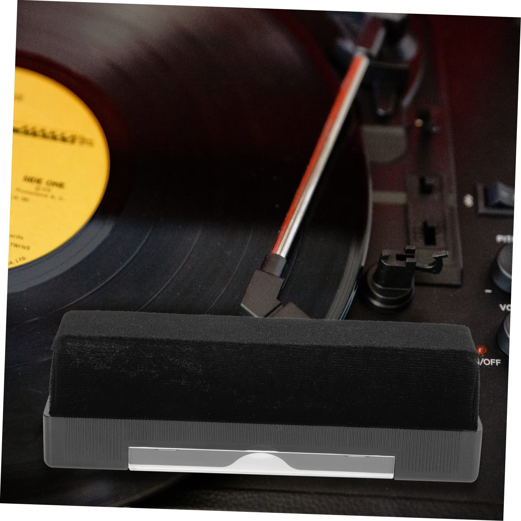 HOMSFOU Kit De Nettoyage pour Vinyles 4 Ensembles Produit d'entretien Et De Nettoyage pour Phono Brosse Robuste pour