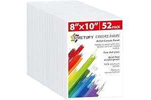 Blank Canvas: Unleash Your Masterpieces with Simetufy 8x10 Art Canvas