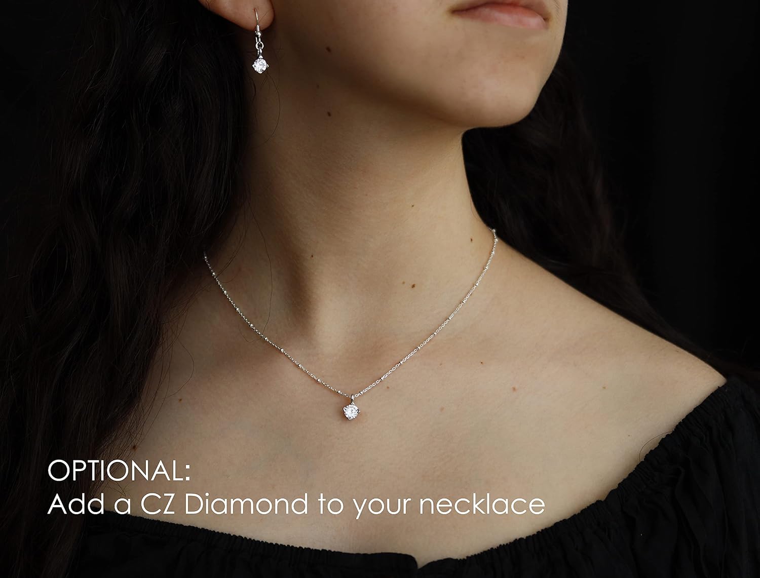 Be Wished Personalized Daughter in Law Gifts Necklace with Meaningful Message, Goldfilled or 925 Sterling Silver Satellite Necklace