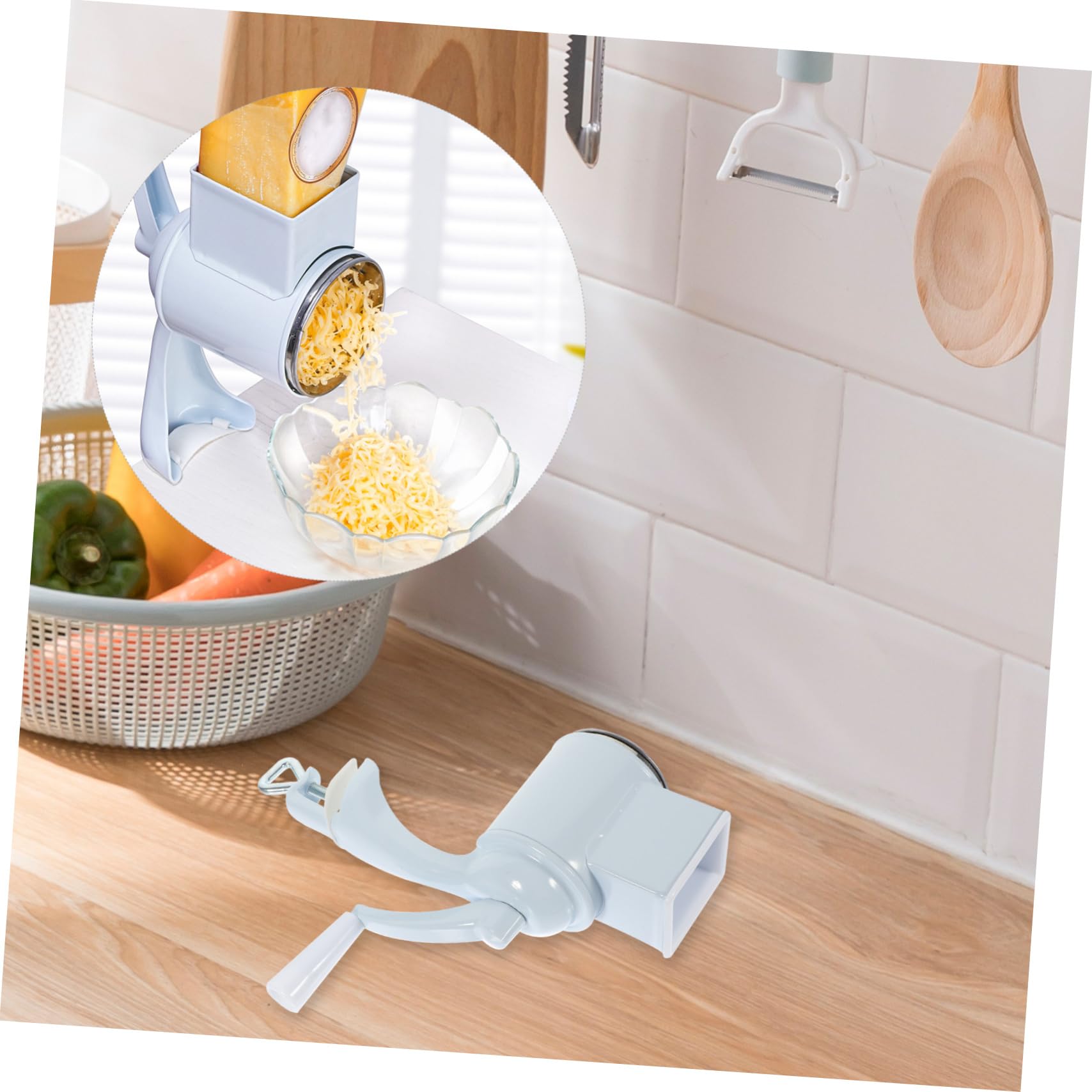 Alipis Grattugia per Formaggio a e Noci Grattugia Manuale Multifunzione in Metallo Utensile da Cucina per Formaggio Noci e Verdure Facile da e Usare