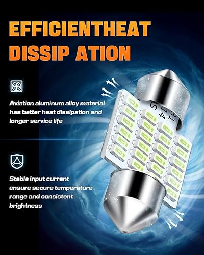Miniatura 86 de LUYED Juego de chips 2 X 570 de luz súper brillante 3014 48-EX 569 578 211-2 212-2 focos LED para luz de domo, blanco xenón