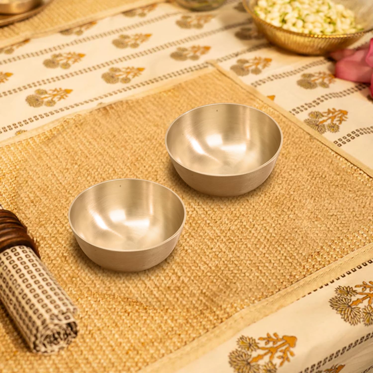 Ekhasa Kansa Bowl - Pure Bronze for Wellness -9