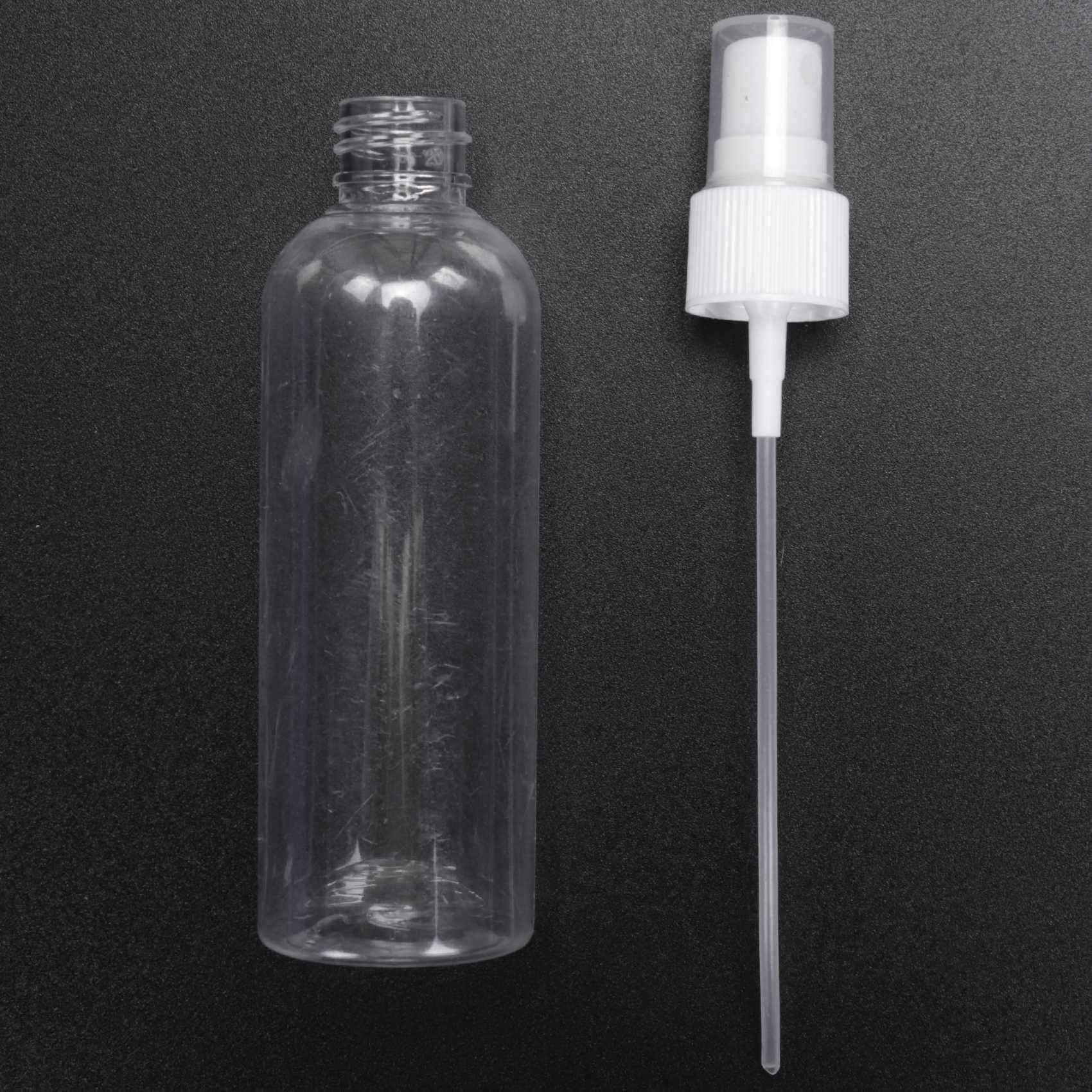 ISTOVO 100PCS 100 Ml Atomizzatore di Profumo in Plastica Trasparente Piccolo Mini Set di Bottiglie da Viaggio Riutilizzabili per Bombole Vuote