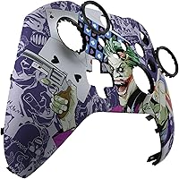 Vista 8 de eXtremeRate Clown Cards - Cubierta de placa frontal de repuesto para Xbox One Elite Controller Series 2 (modelo 1797), carcasa frontal suave al