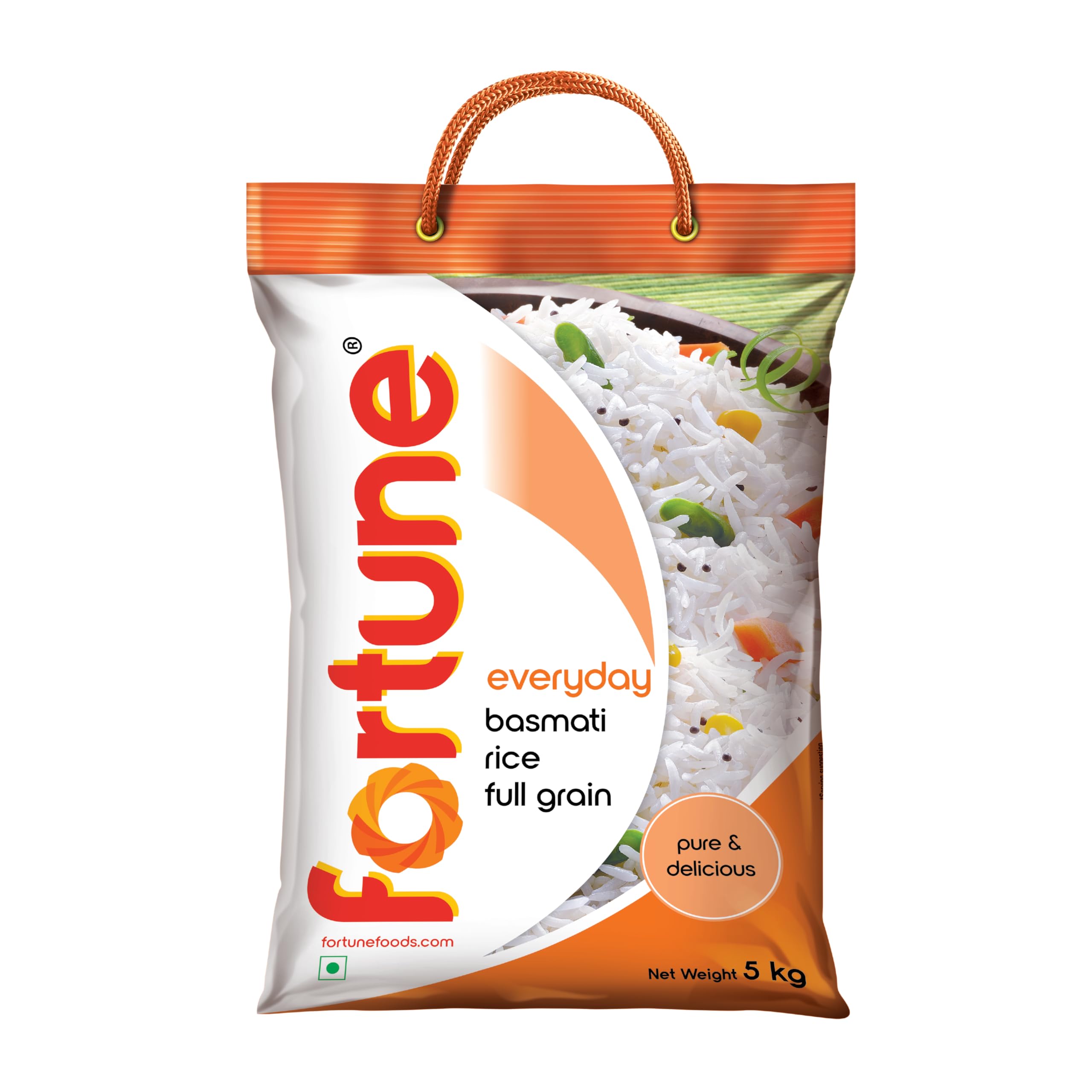FORTUNEEveryday Full Grain Basmati Rice 5kg l Pure & Delicious