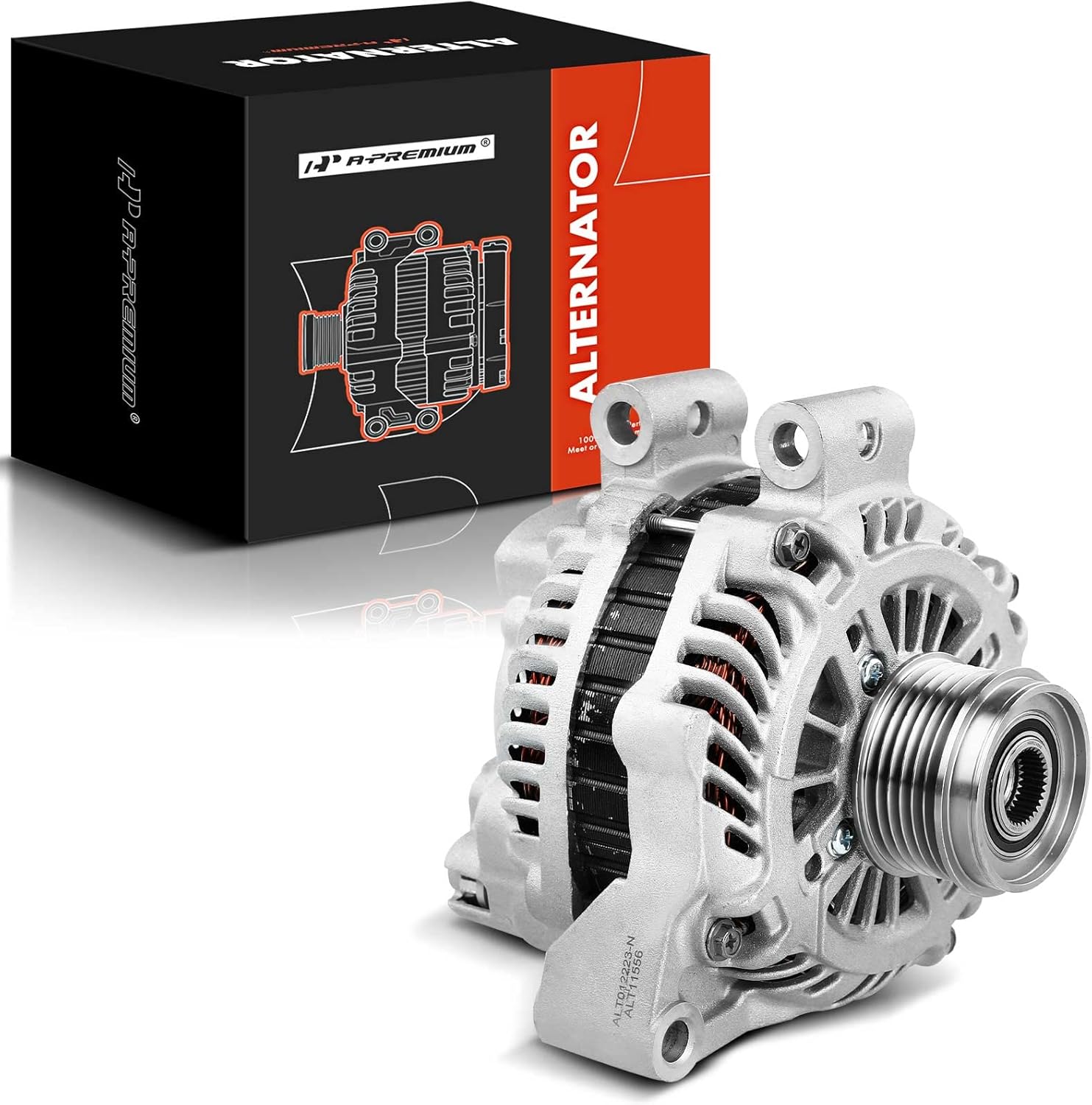 A-Premium Alternator Compatible with Subaru Outback Legacy 2013-2014 H4 2.5L, 12V 110Amp CW 6-Groove Clutch Pulley, Replace# A003TG6781, A003TG6781ZC