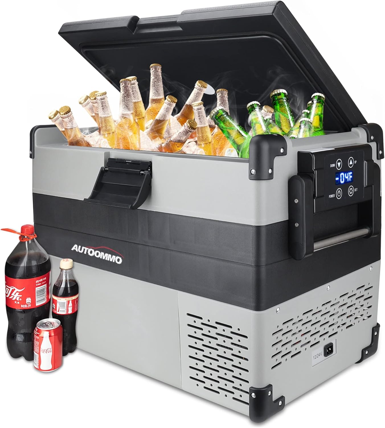 AUTOOMMO 12 Volt Refrigerator, 44 Quarts Car Refrigerator