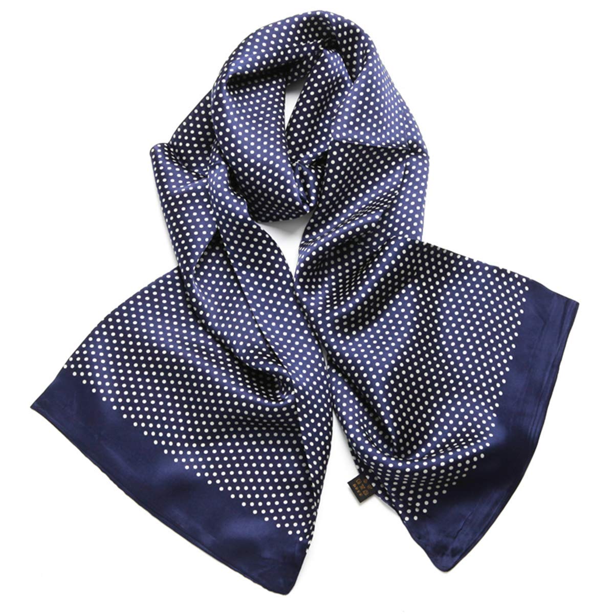 Men's 100 Silk Scarf Double Layers Fashion Neckerchief Formal Casual