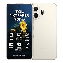 TCL Smartphone Android NXTPAPER 70 Pro 5G, Smartphone con display NXTPAPER 4.0 da 6,9″, fotocamera 50MP OIS, 512GB+8GB, chipset Dimensity 7300, colore oro nebuloso
