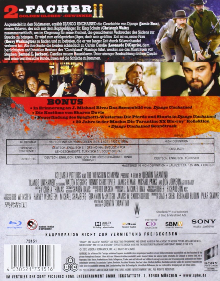 Django Unchained - Steelbook