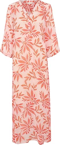 Part Two Beritpw-Vestido Largo para Mujer Casual, Potpurri Hoja Delicada, 44
