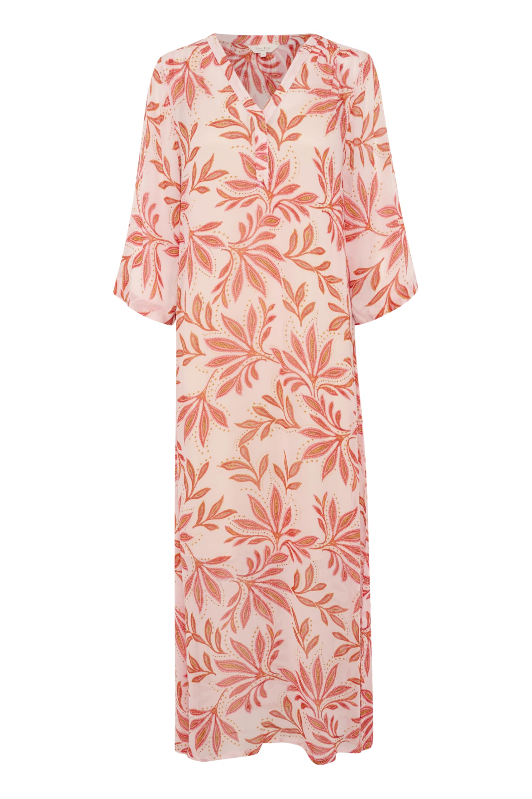 Parte Dos BeritPW Women's Regular Fit Long Length Dress, Potpurri Hoja Delicada, 42