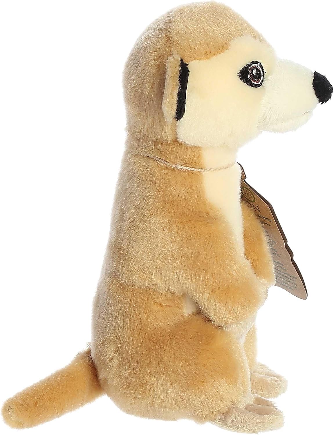 Aurora® Responsibly Made Eco Nation™ Eco Softies™ Meerkat Stuffed Animal - Ideal for Playtime Adventures - Perfect for Birthdays or Just Because - Brown 8 Inches