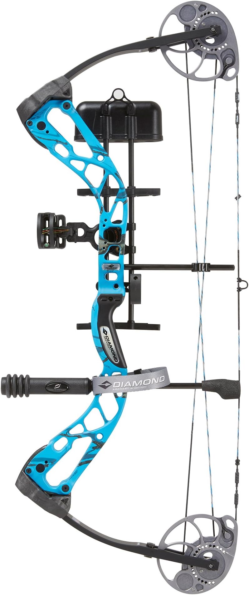 Diamond Archery Edge Sb-1 Bow Packg Electric Blue Blaze Lh 15-30" 7-70 Lbs