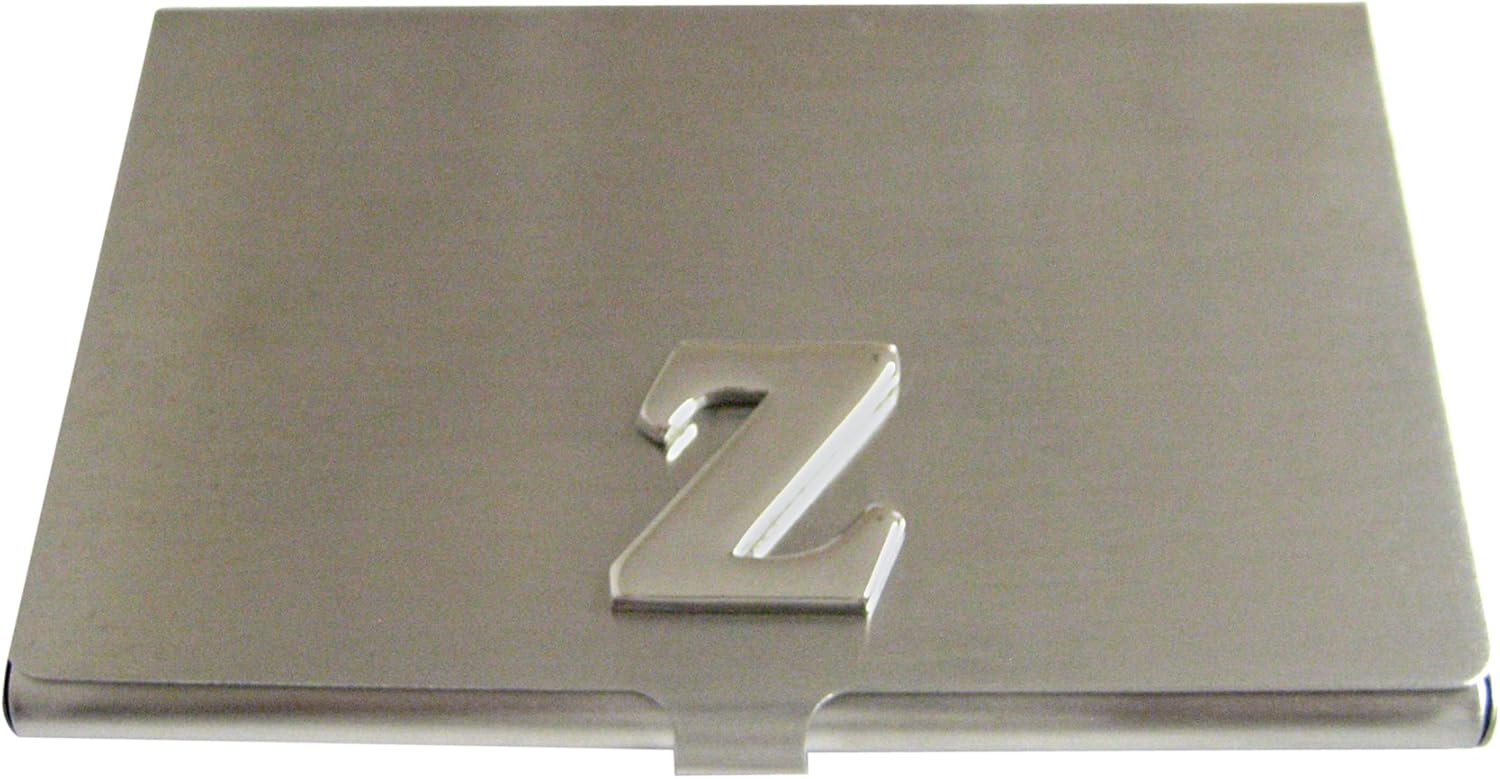 Kiola Designs Letter Z Monogram Business Card Holder