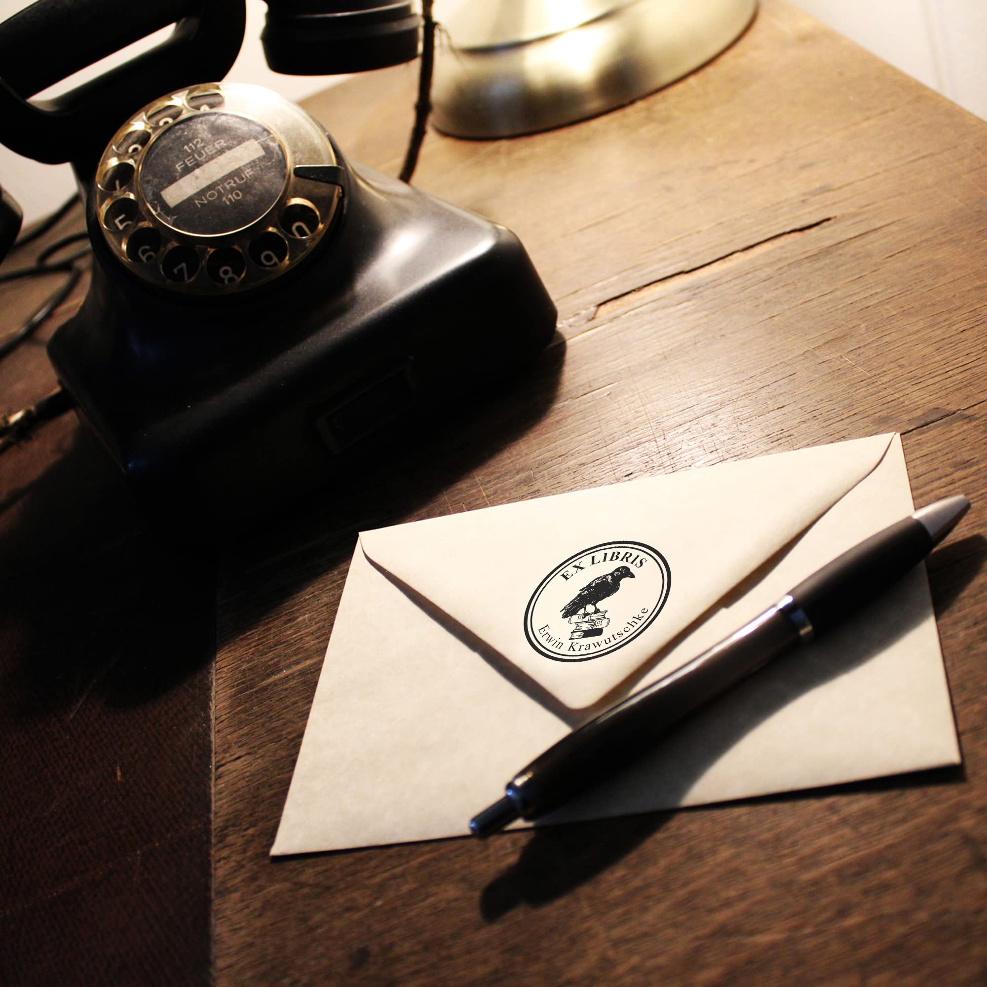 Custom Book Embosser Stamp Personalized For Book Lover, Personal Stamp Gift For Book - View #4