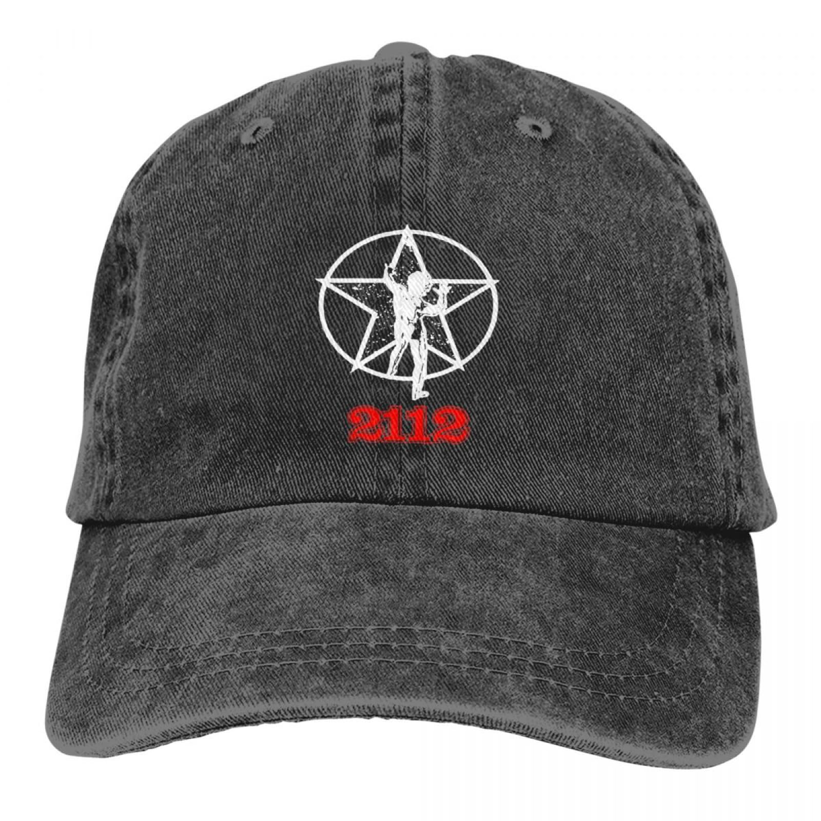 Hat Unisex Fashion Rock Rush Band Baseball Caps Classic Worn Cap Washed Snapback Unisex Style Outdoor Summer Gift Christmas Birthday Gift