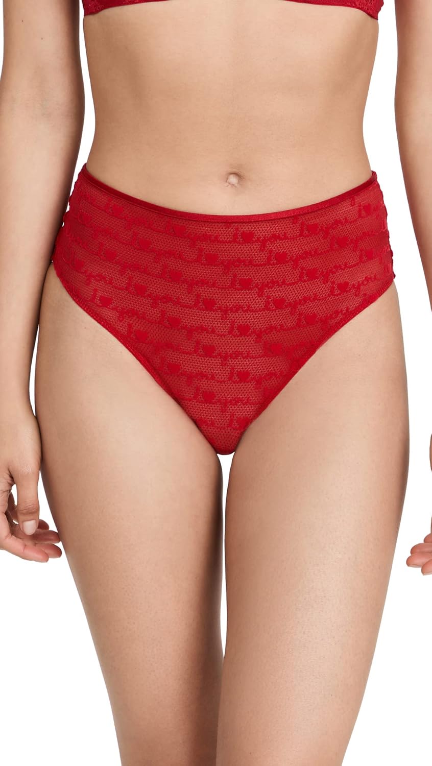Calvin Klein underwear Women's I Heart You High Leg Tanga Panties