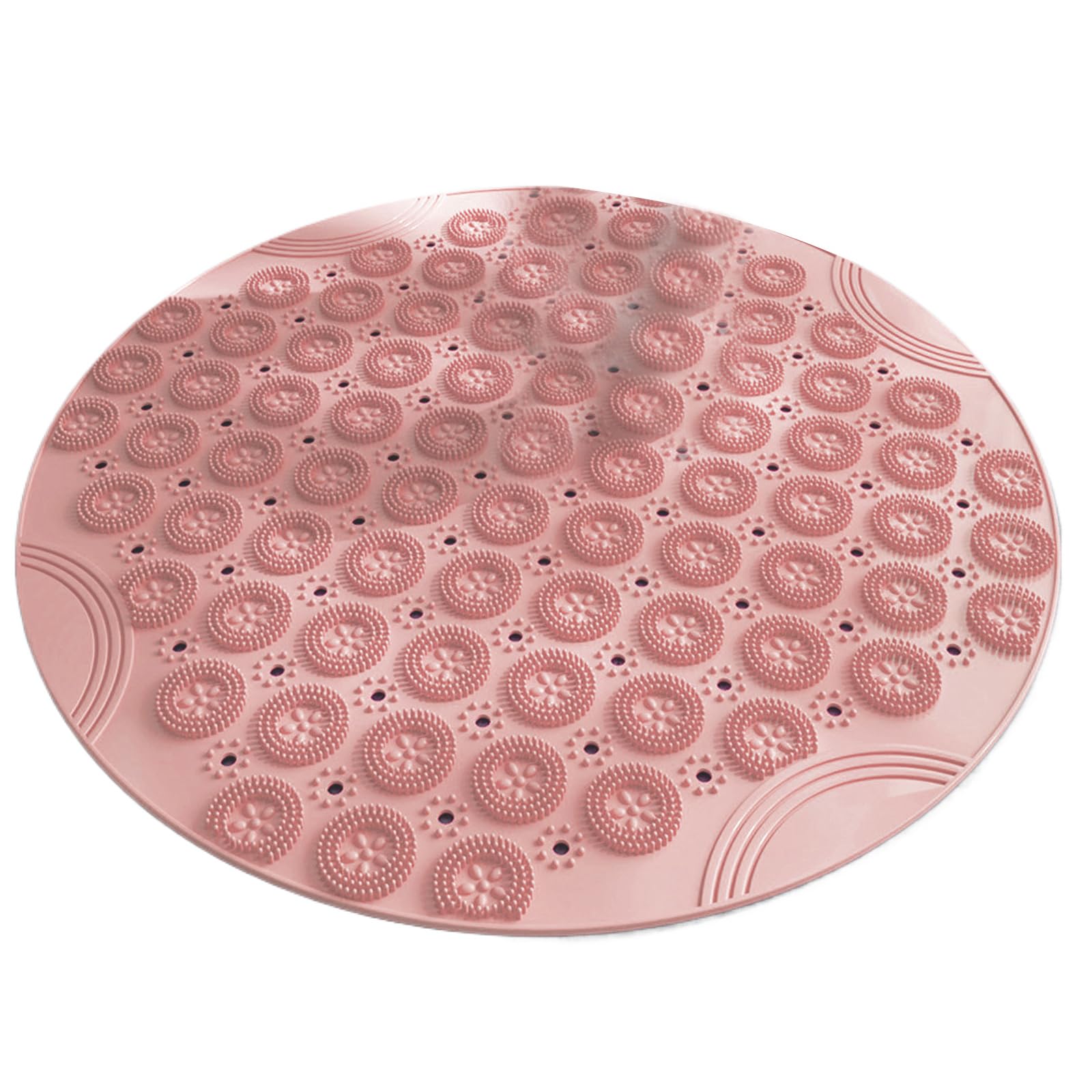 Jazuaiao Round Bath Mat Antislip Feature Shower Bathtub Floor Enhances Bathroom Bathmat