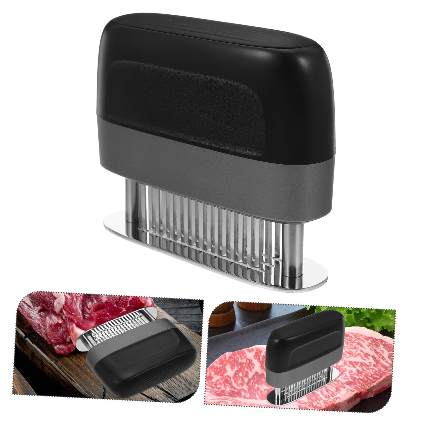 POPETPOP Ablandador de Carne Aguja Ultra Afilada de Acero Inoxidable Herramienta para Ablandar Carne para Pollo y Cordero