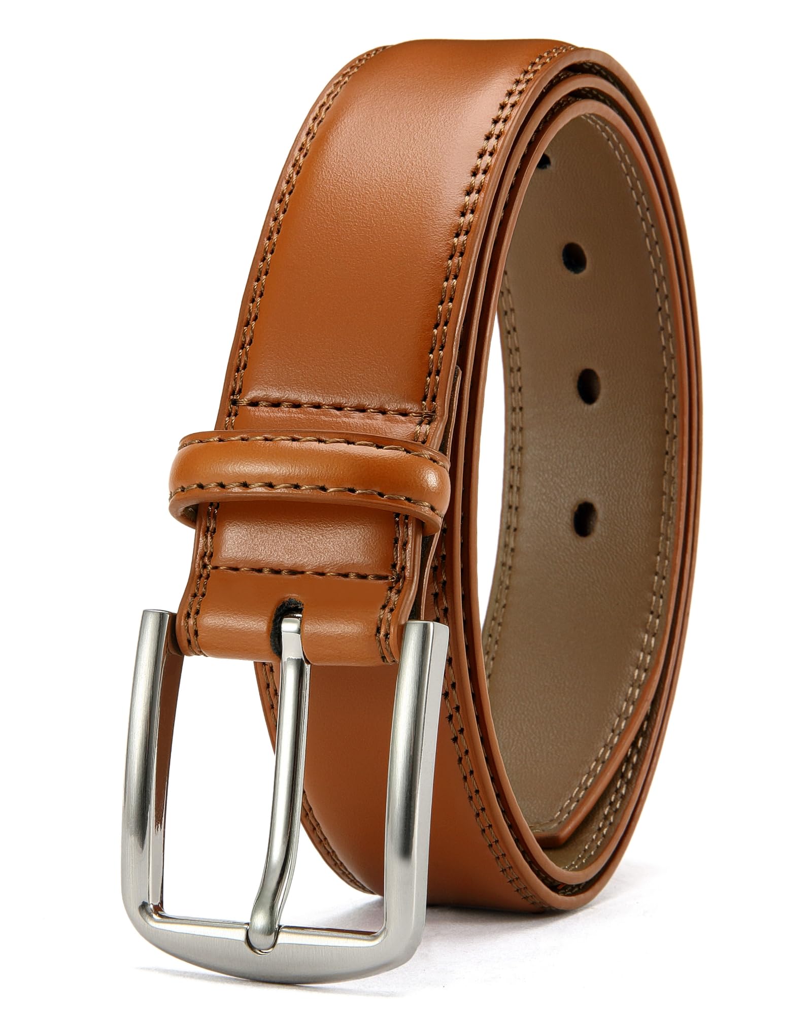 CHAOREN Men's Leather Belt - 1 3/8" Dress Belt for Business &amp; Casual Wear