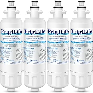 9690 & ADQ36006101 Replacement for LG LT700P, LT700PC, Kenmore Elite 46-9690, ADQ36006102, HDX FML-3, CLCH106, LFX28968ST, LFXS29626S, RWF1052, RWF1200A Refrigerator Water Filter, 4PACK