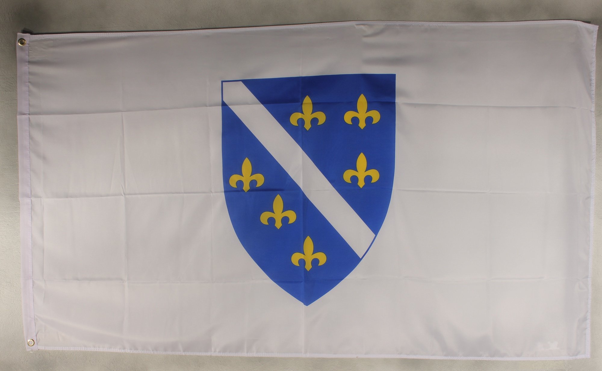 Buddel-Bini Flagge Bosnien-Herzegowina (alt) – 90x150 Cm, Wetterfest, Mit Metallösen, Für Innen & Außen